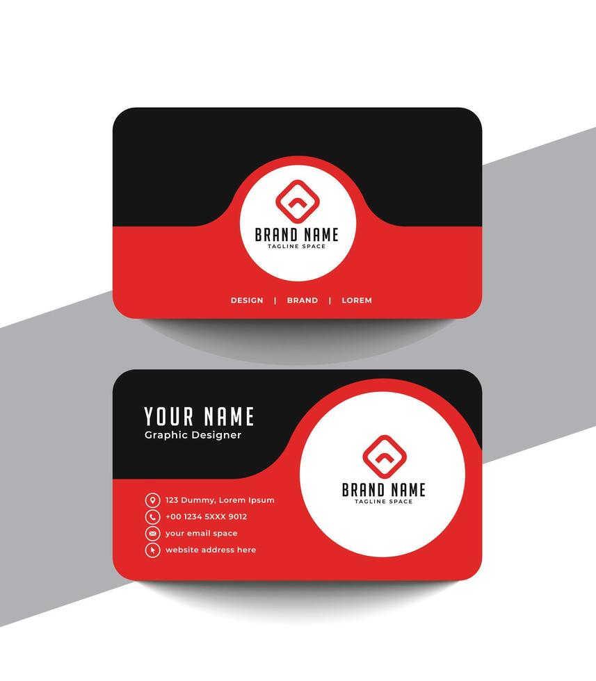 Vector Modern Creative and Clean Business Card Template