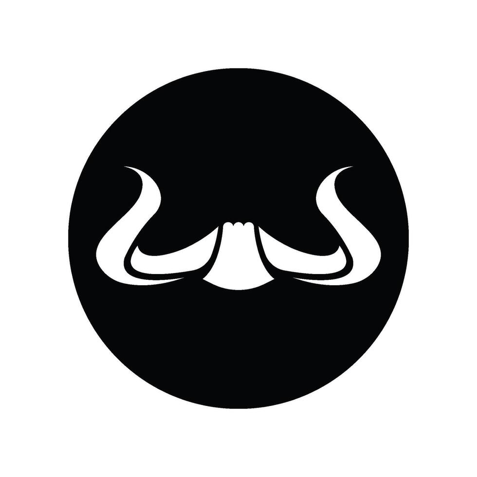 Bull horn icon vector