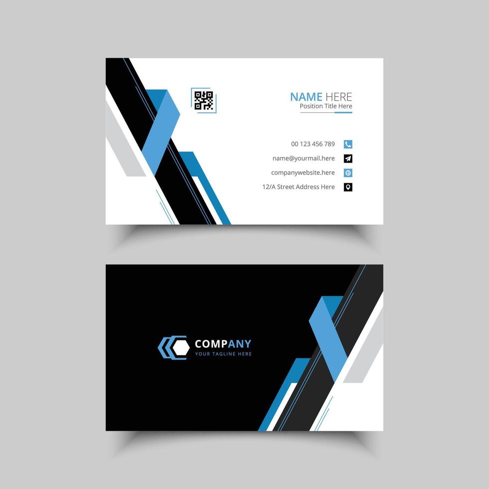 Modern Creative and Clean Business Card Template vector