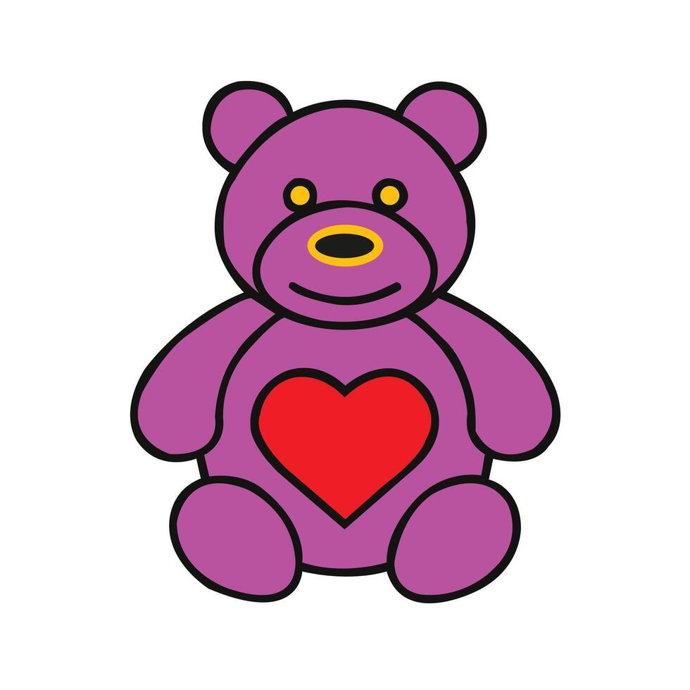 osito de peluche oso.teddy oso juguete icono dibujos animados aislado vector ilustración gráfico diseño.teddy oso un vector ilustración de un linda dibujos animados osito de peluche oso ondulación mano.