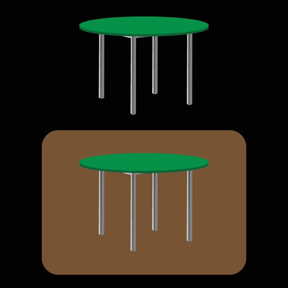 mesas mueble de madera, interior de madera escritorios oficina el plastico escenario. comida de madera mesa. vector