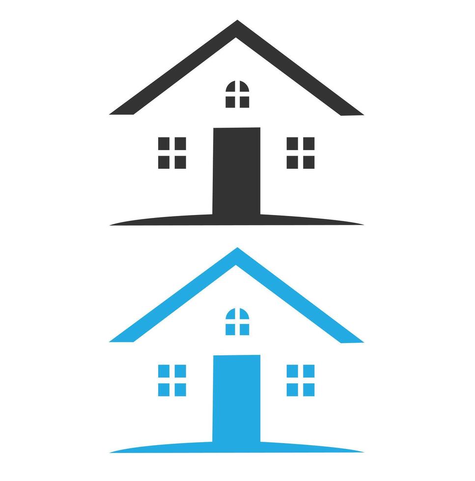 House Logo.Simple And Elegant Real Estate Logo Design Template For Your Company. vector