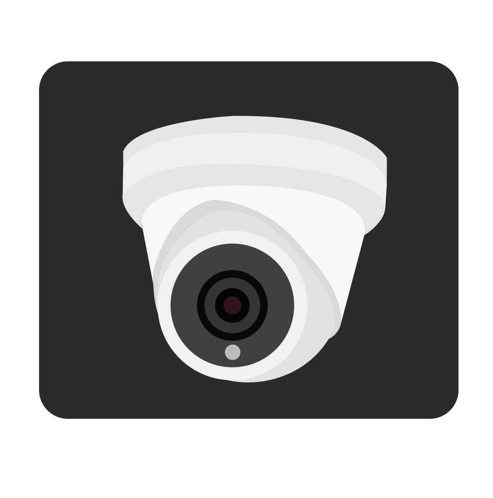 Vector illustration of cctv and camera sign. Collection of cctv and system stock vector illustration.Closed circuit television cameras realistic set. External cctv.