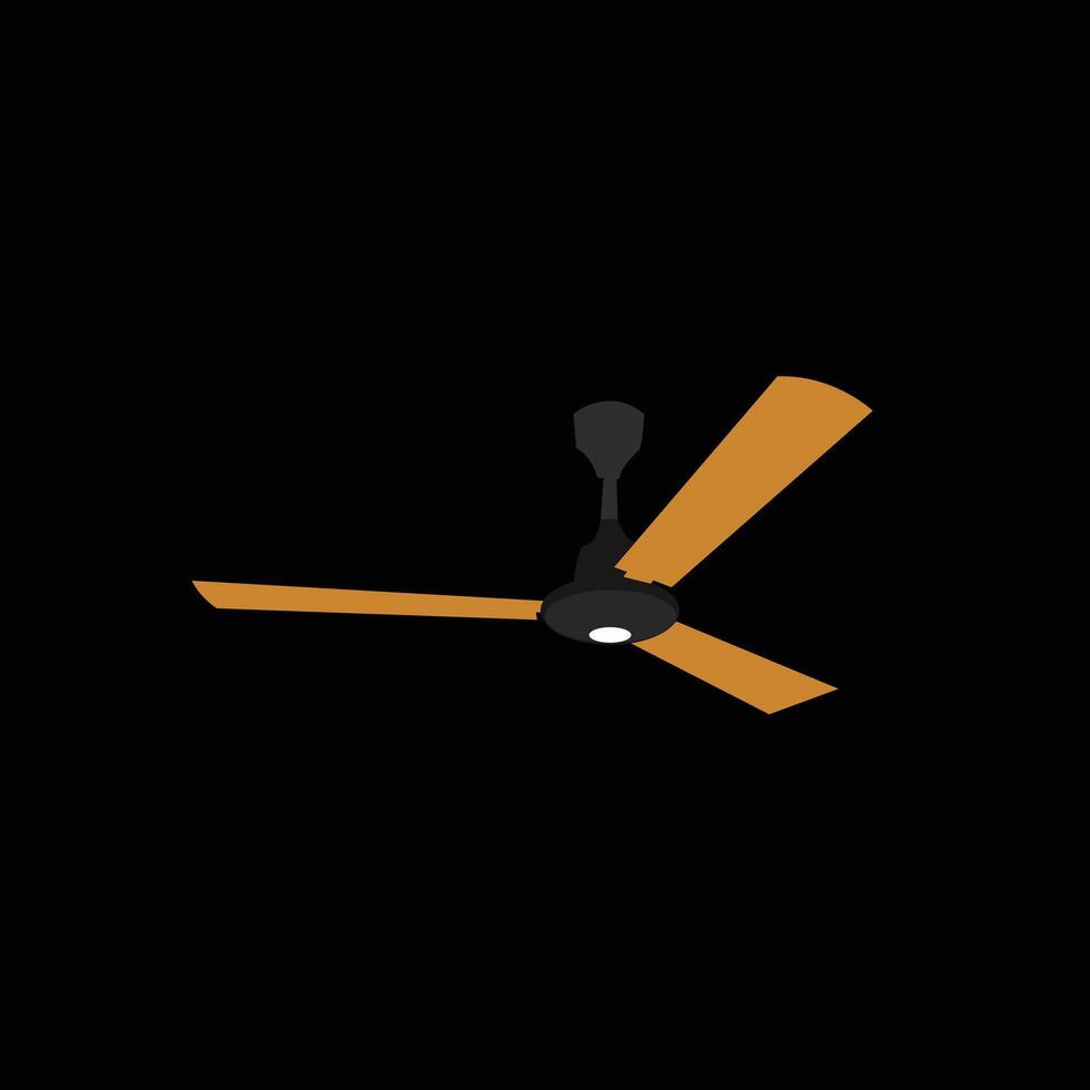 Fan icons. Vector illustration.Collection of electric fans of various types isolated on white and black background.Vector illustration in flat cartoon style. Editable Clip Art.