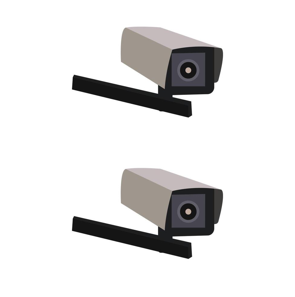 seguro Guardia ojo y crimen prevención aislado en blanco antecedentes. realista 3d vector ilustración.3d vector blanco la seguridad seguridad vídeo espía cámara.