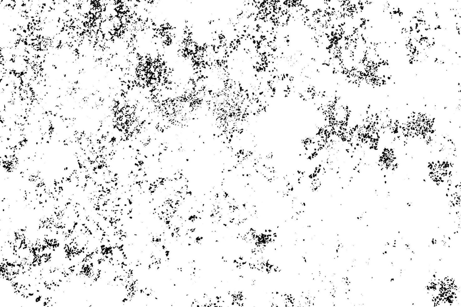 antecedentes de negro y blanco textura. resumen monocromo modelo de lugares, grietas, puntos, papas fritas. vector