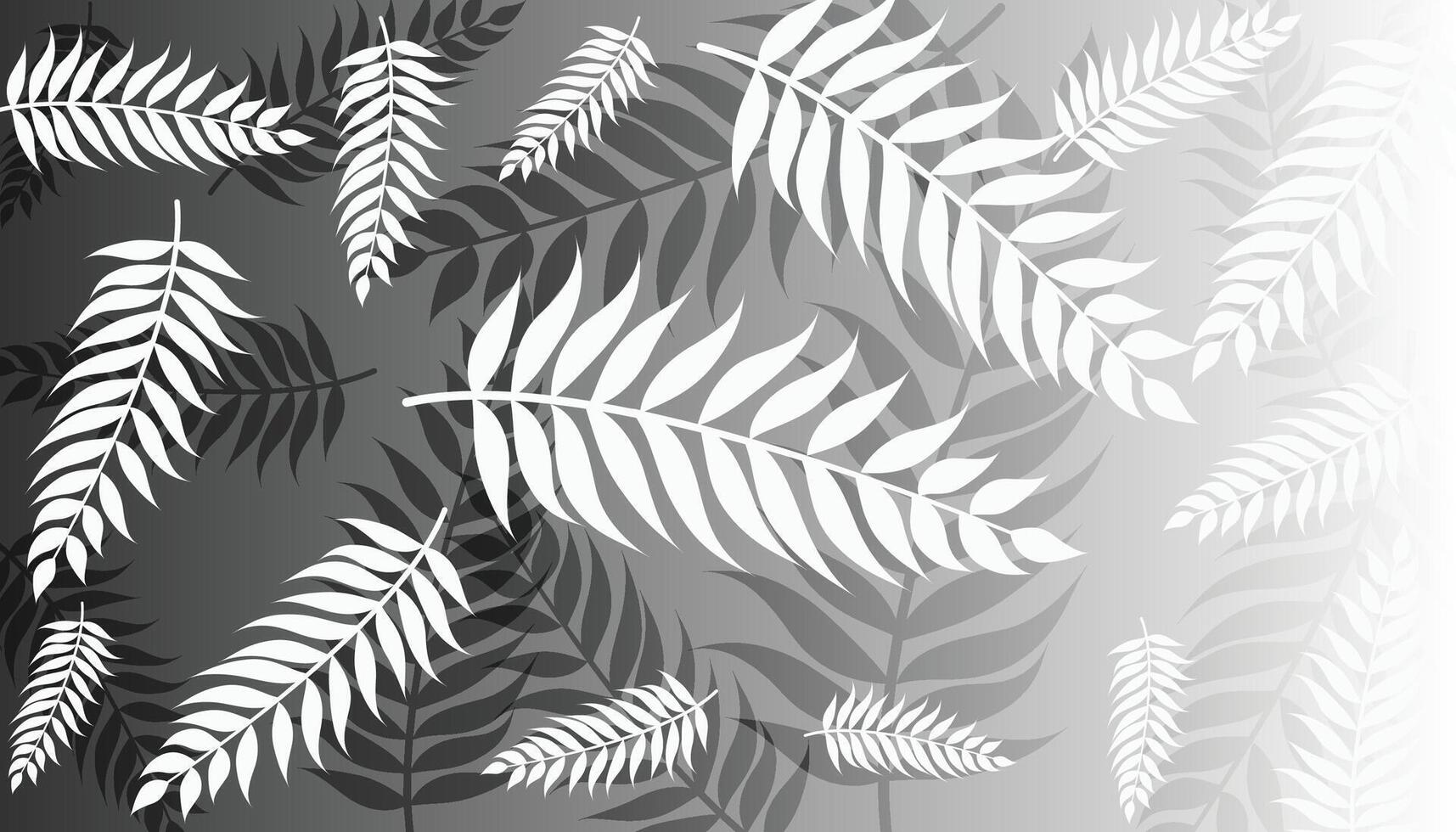 Modern shadow overlay, great design for any purposes. Blurred soft shadow from the window and branches of plants outside the window. Natural shadows isolated on transparent background. vector