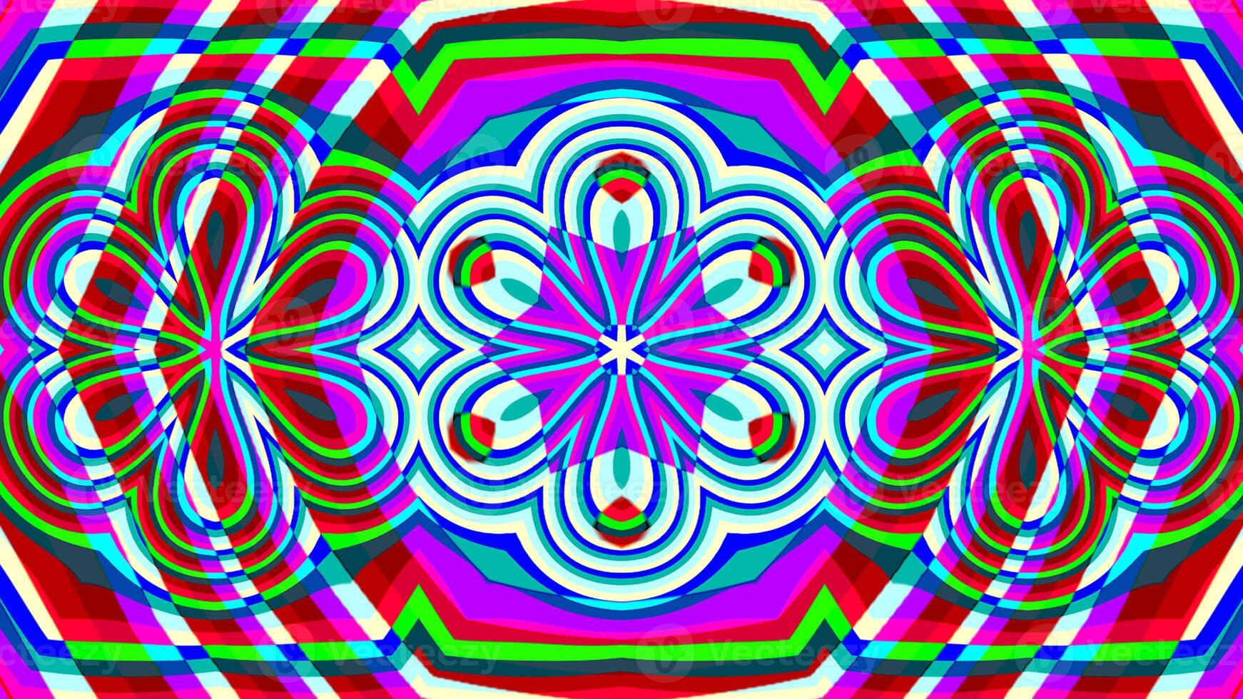 A background picture of geometrical psychedelic pattern photo