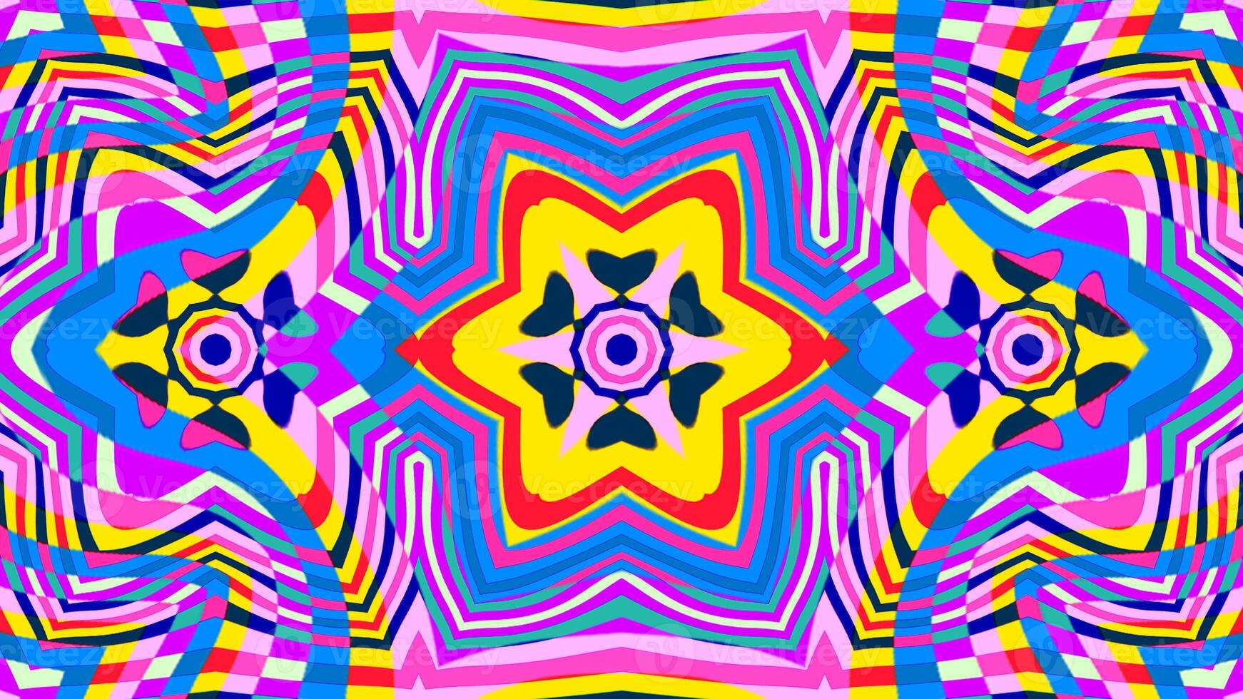 A background picture of geometrical psychedelic pattern photo