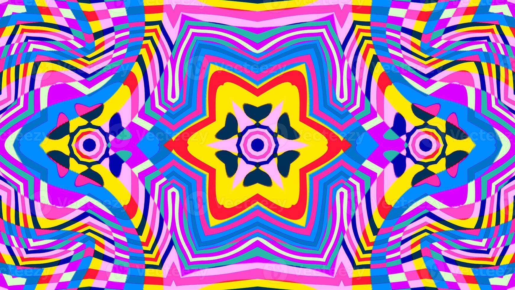 A background picture of geometrical psychedelic pattern photo