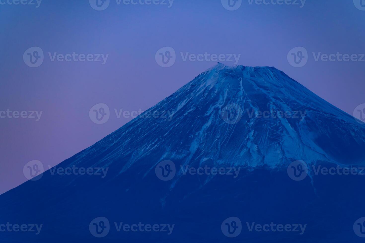 A sunset of Mt.Fuji near Suruga coast in Shizuoka long shot photo