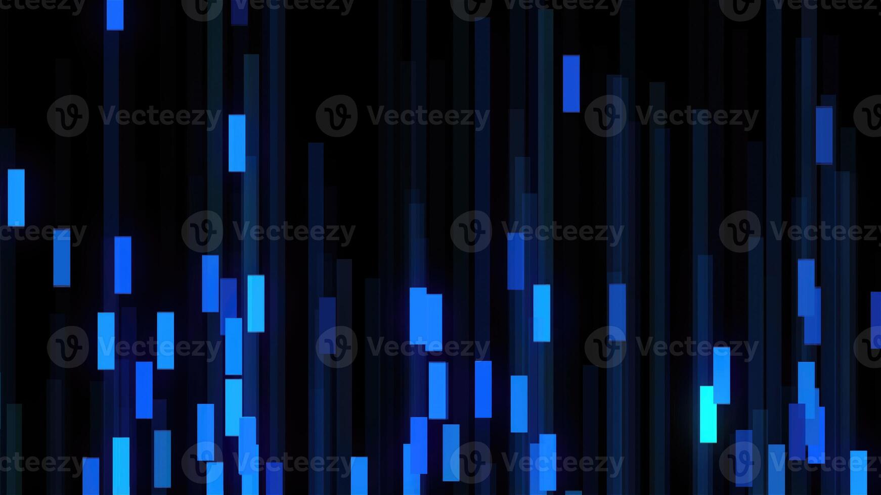 Many digital lines in space - abstraction of data communication, computer generated background, 3D render photo