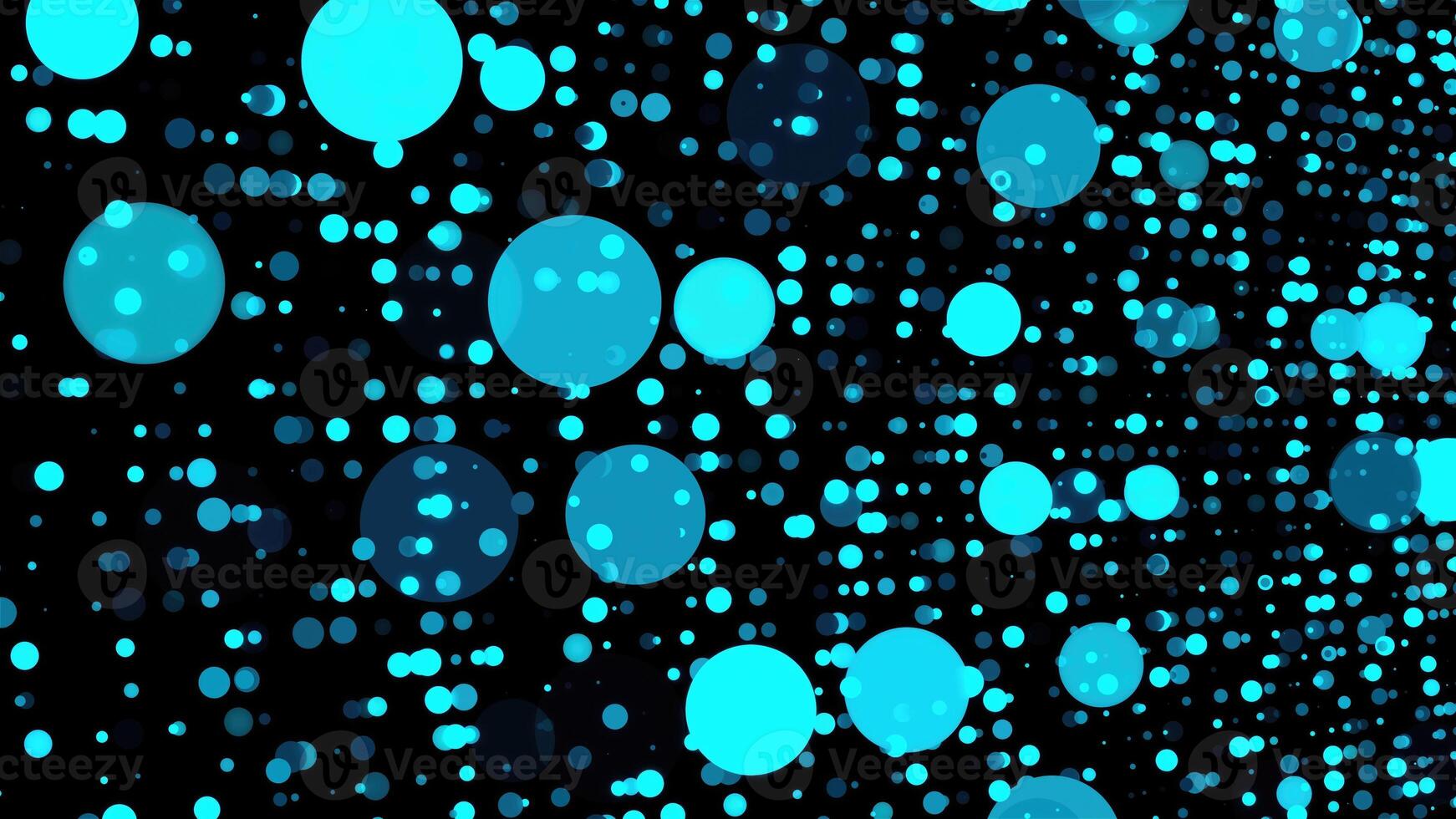 Digital world data space dots - modern abstraction, computer generated background, 3D render photo