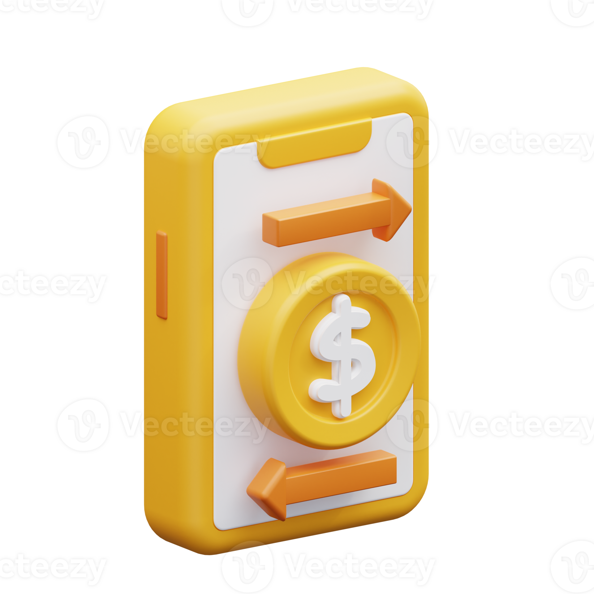 3d Illustration Mobile Money Transfer 42381630 PNG 3d-illustration-mobile-money-transfer-42381630-png