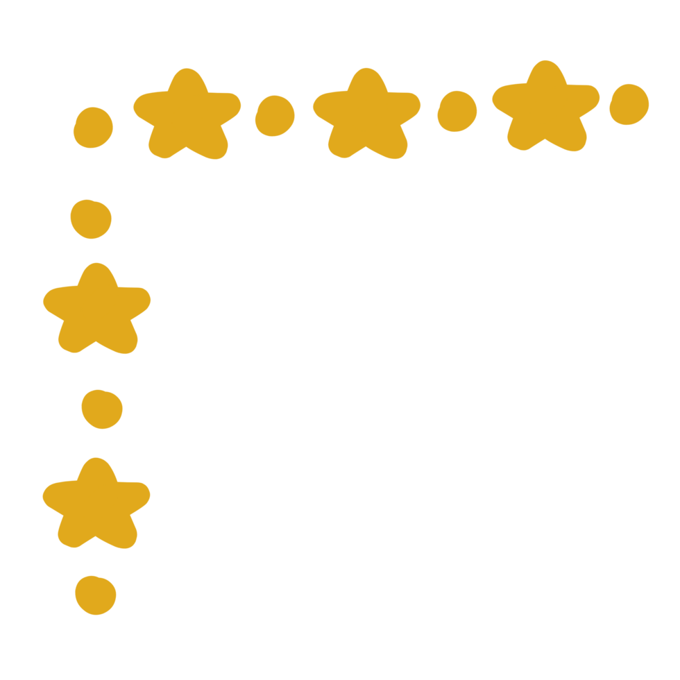 Gold frame corner png