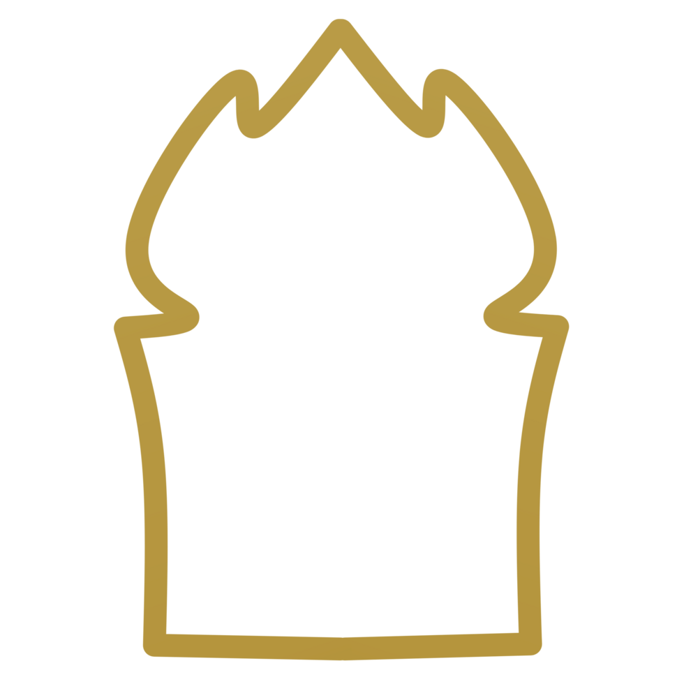 Islamic arch frame png