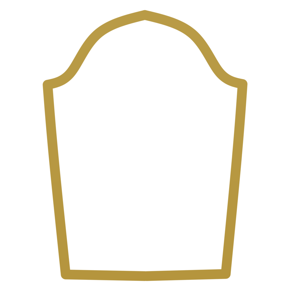Islamic arch frame png