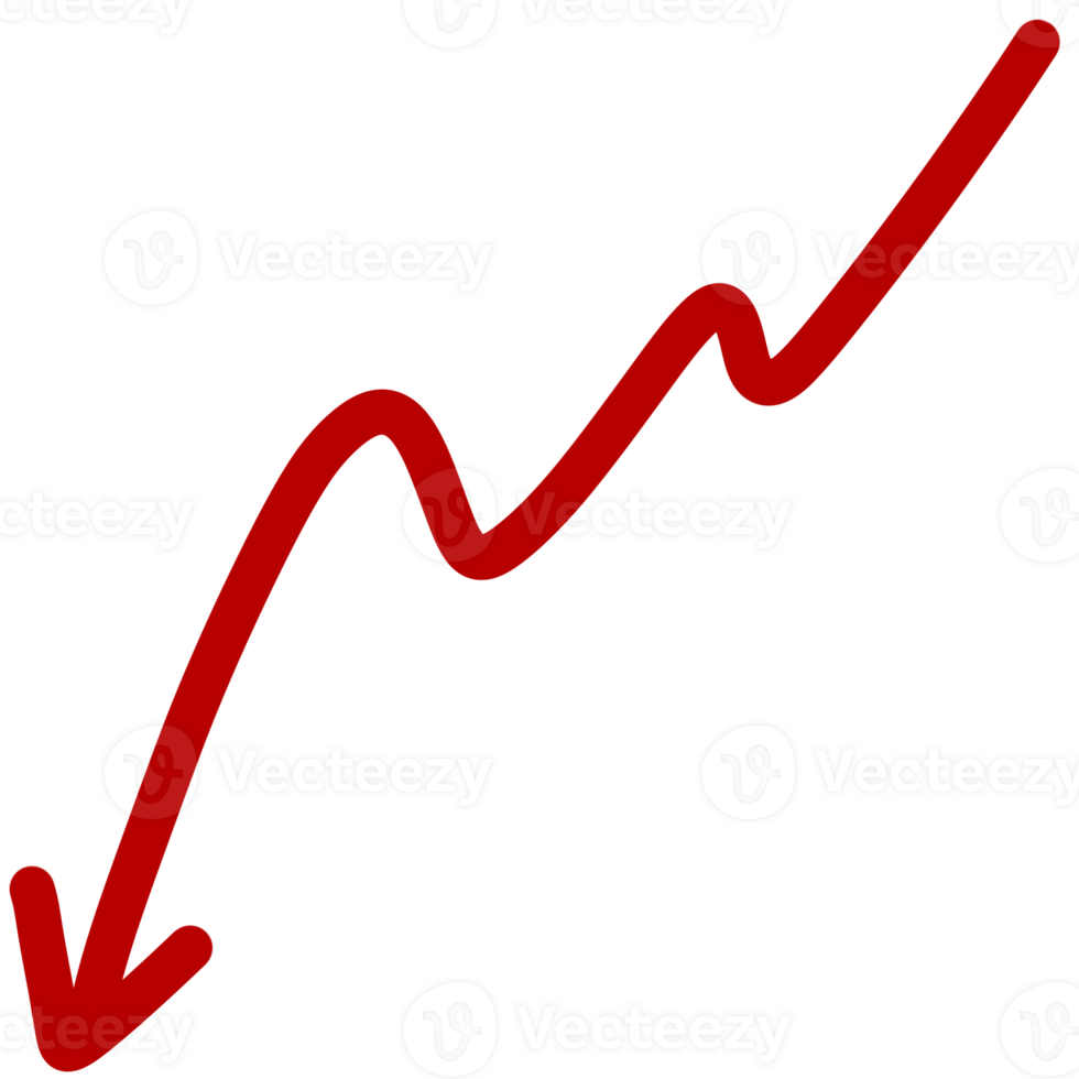 Red arrow element png