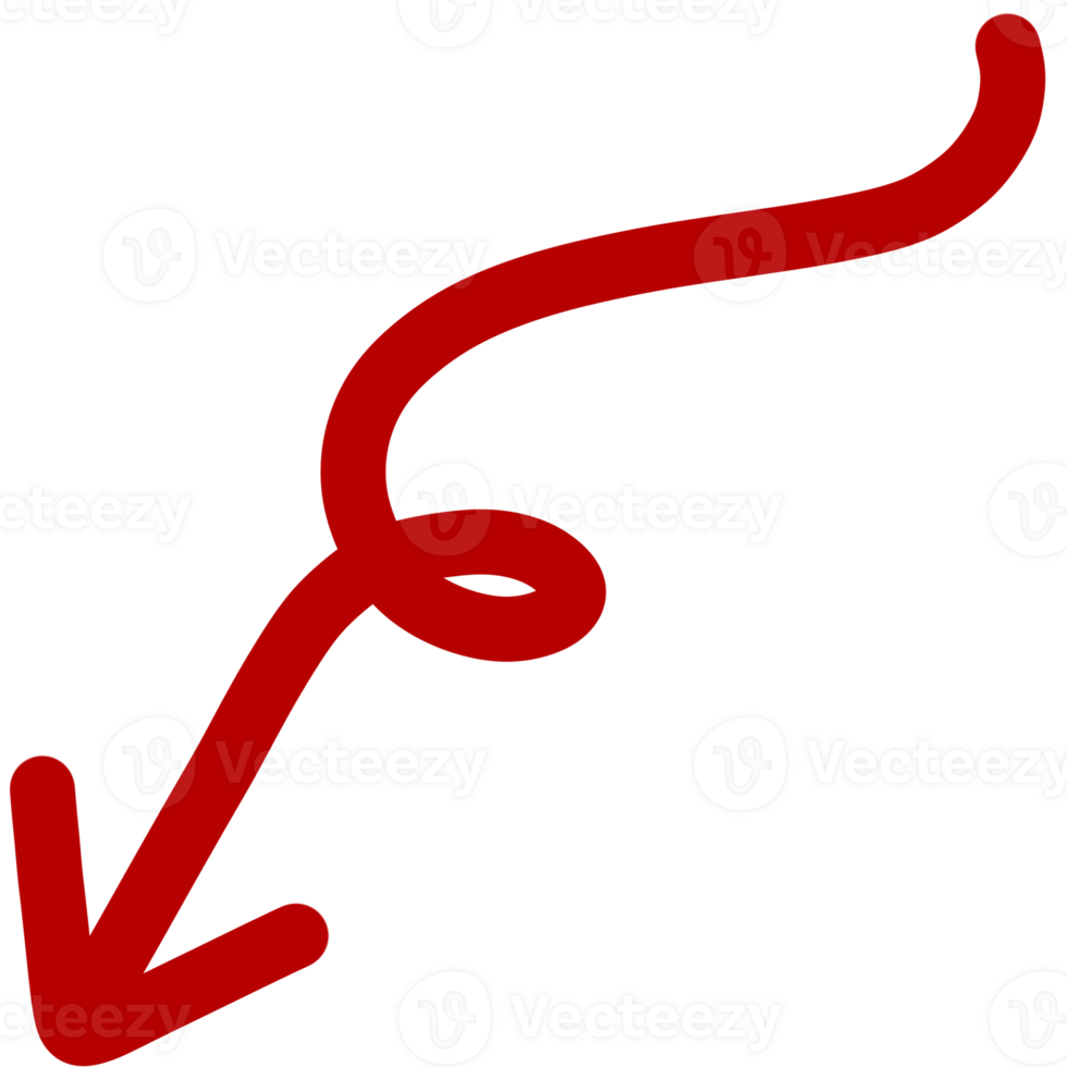 Red arrow element png