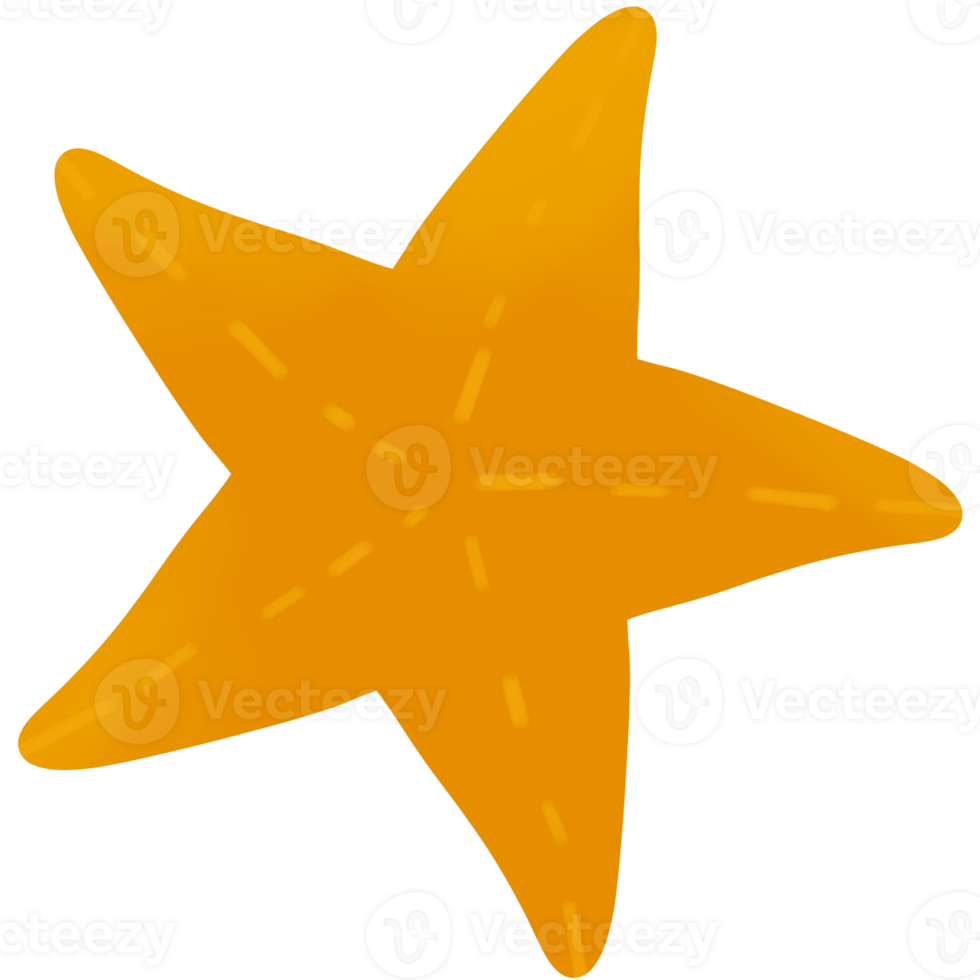 Star fish element png