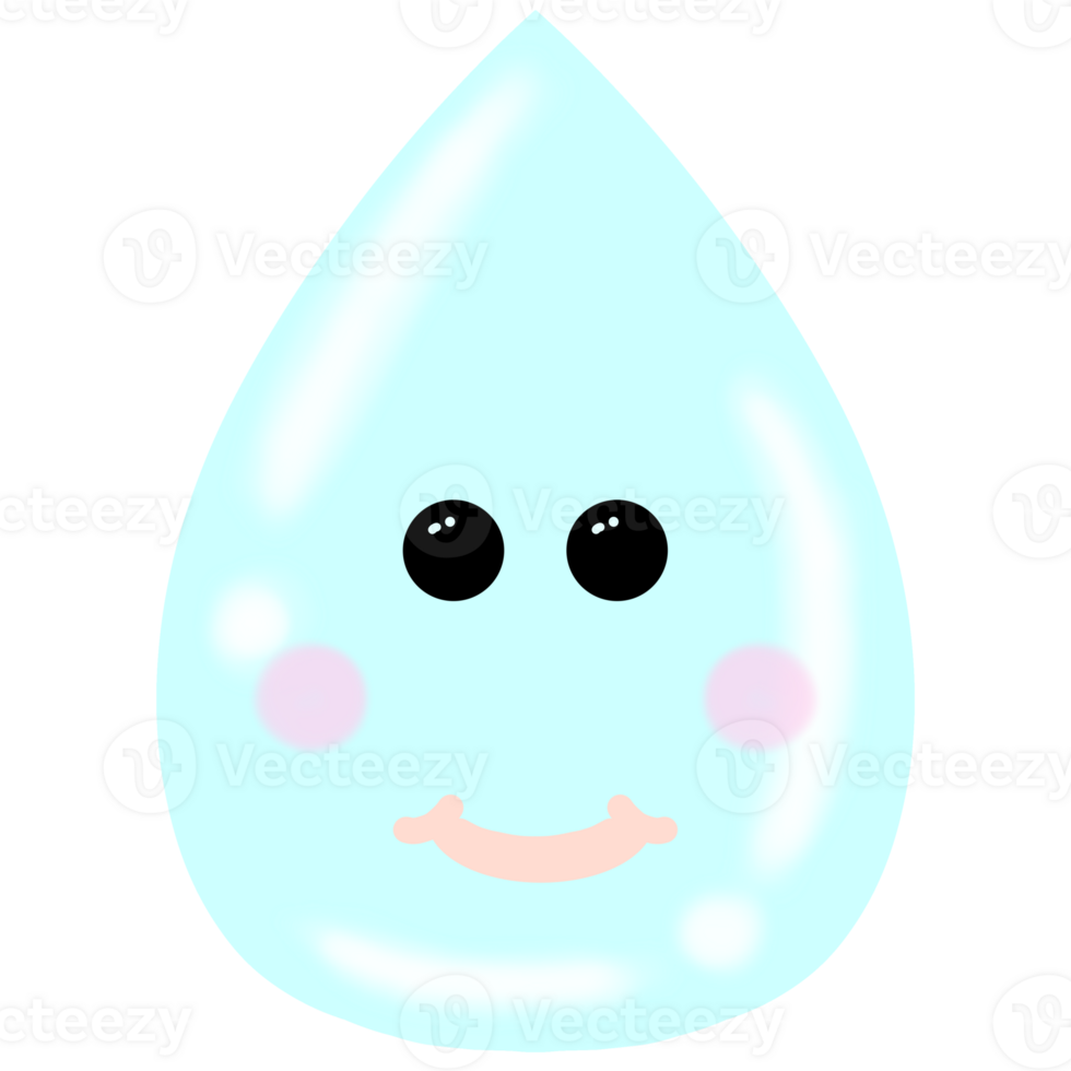 Water drop element png