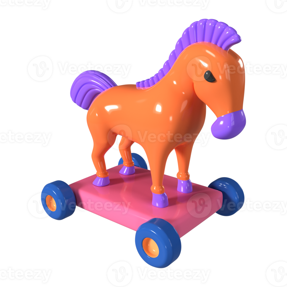 Trojan 3D Illustration Icon png