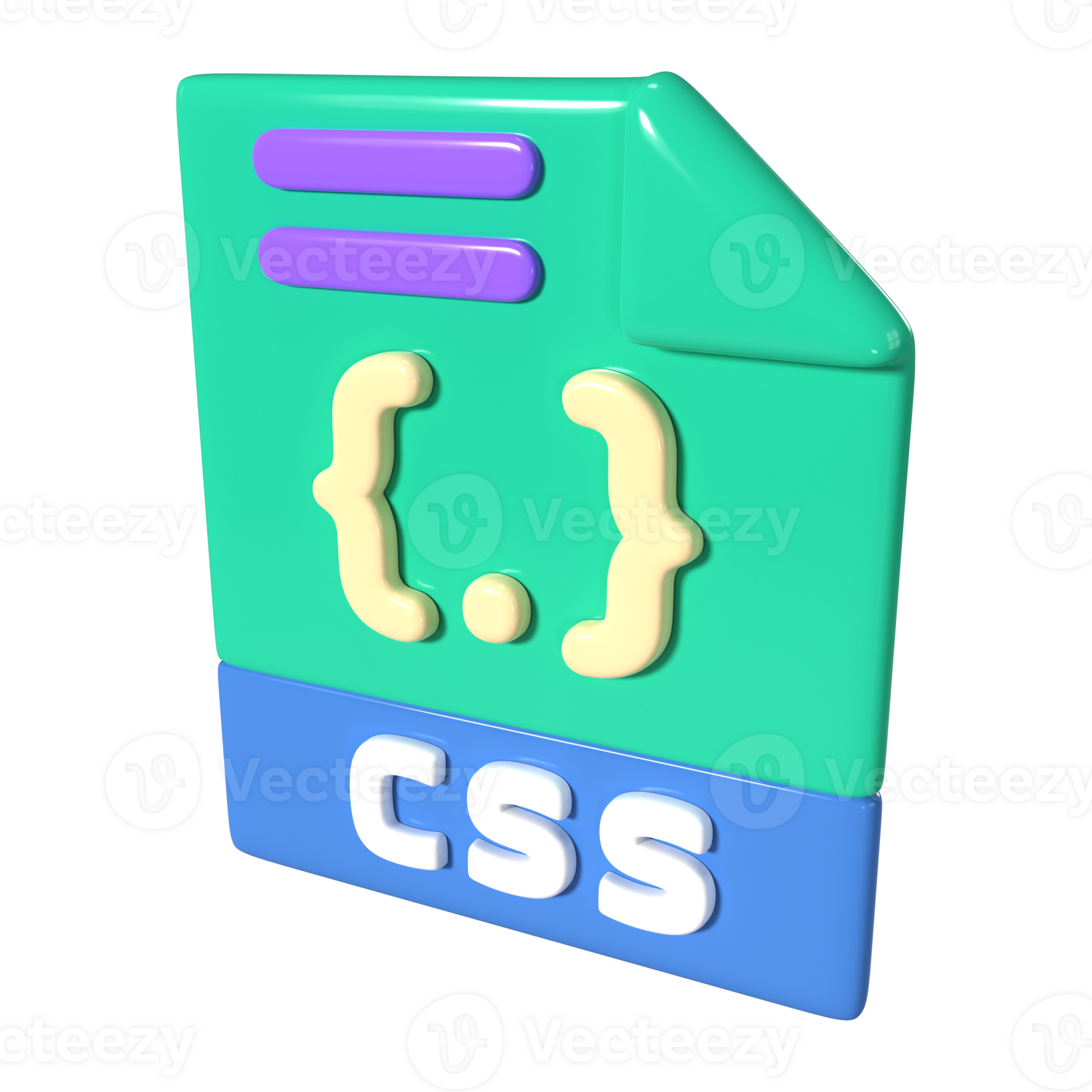 CSS File 3D Illustration Icon 42382094 PNG