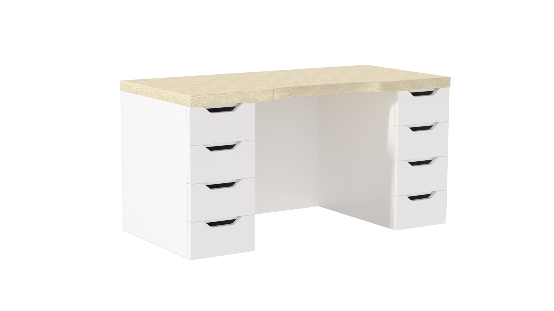 Office table desk in minimalist scandinavian style 3d render 42382166 png