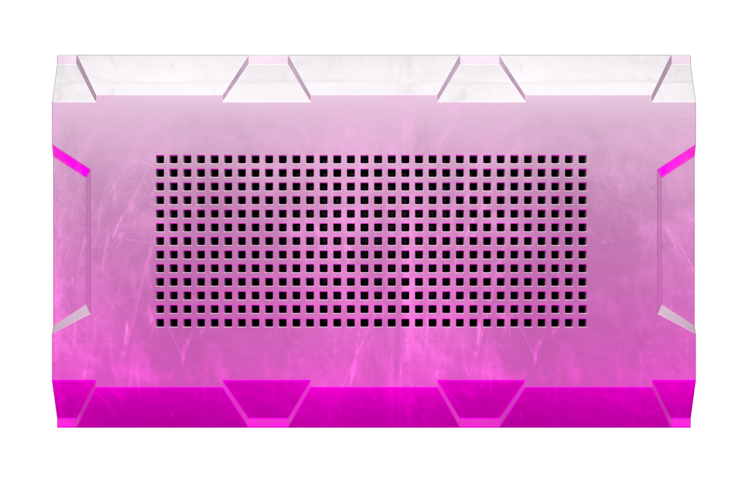 Textured purple metallic sci fi element png