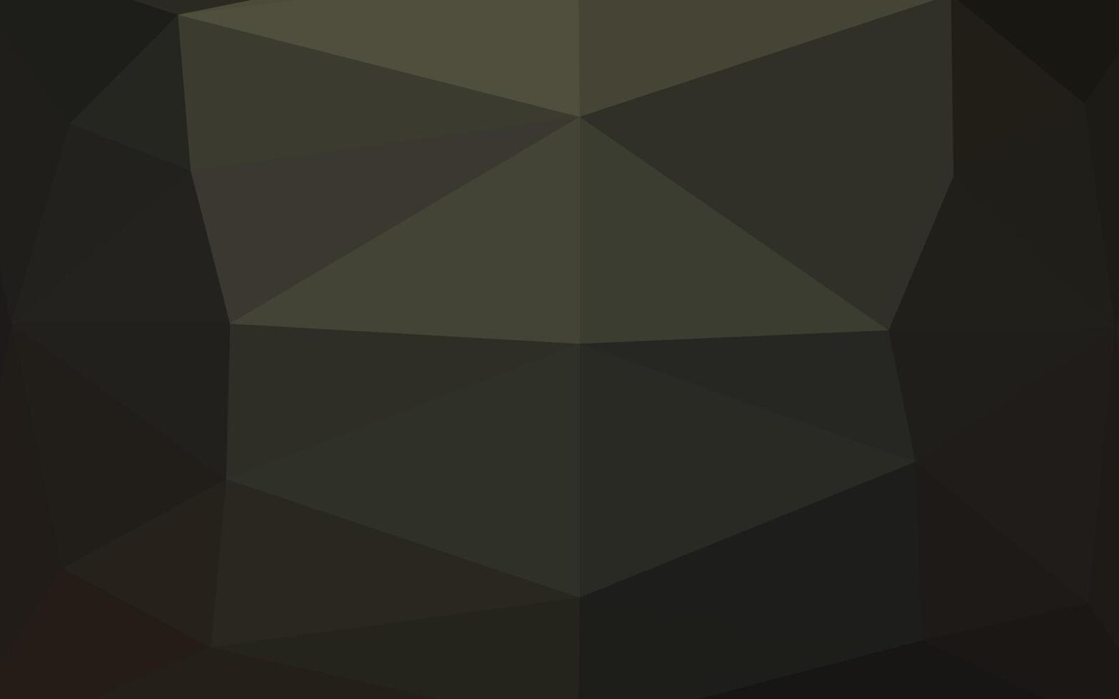 Dark Black vector polygon abstract backdrop.