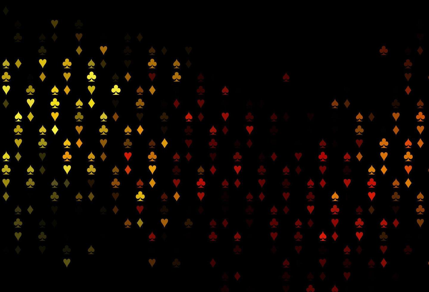 Dark Yellow, Orange vector layout with elements of cards.