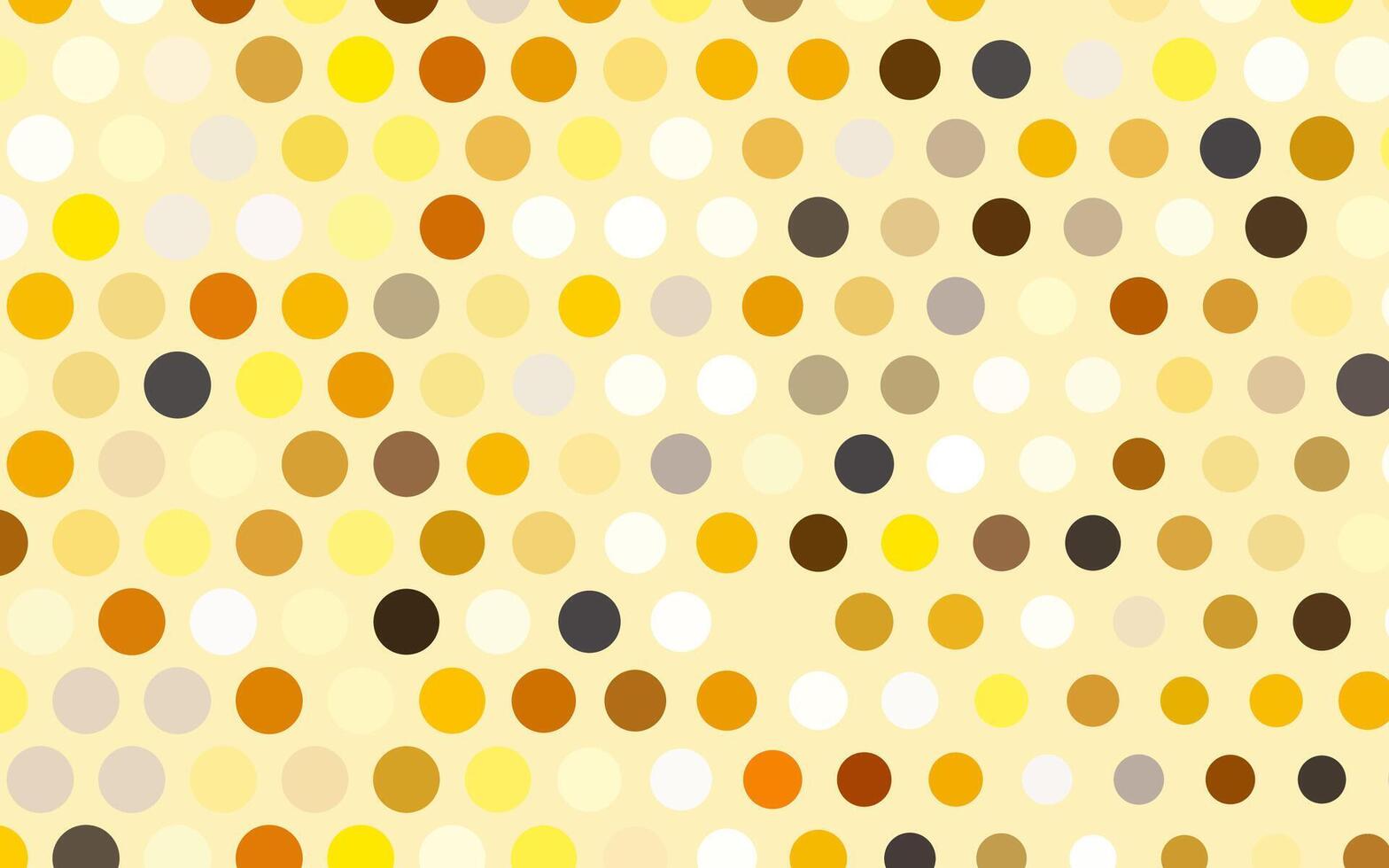 Light Yellow, Orange vector backdrop with dots.