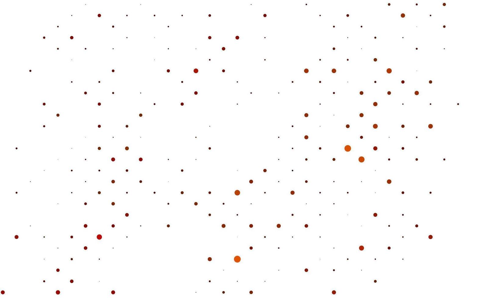 Light Yellow, Orange vector backdrop with dots.