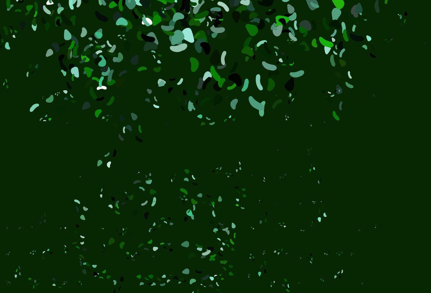 Light Green vector template with memphis shapes.