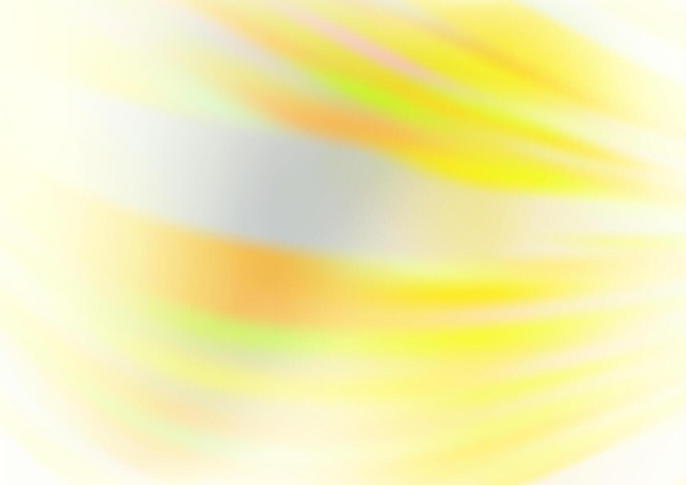 Light Yellow, Orange vector blurred shine abstract background.
