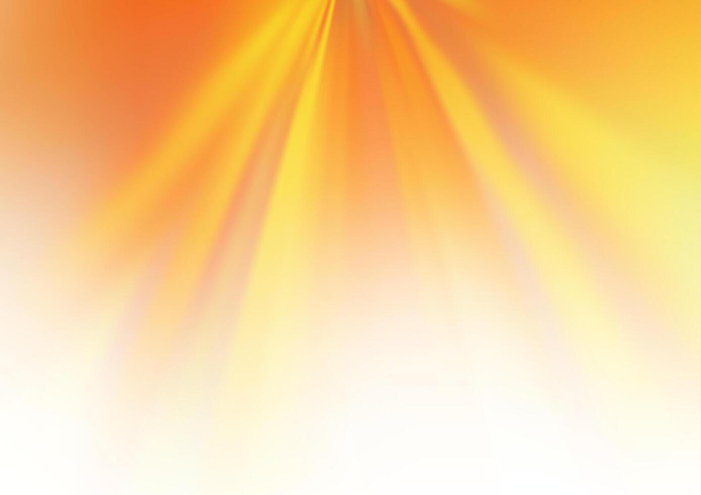 Light Yellow, Orange vector abstract template.