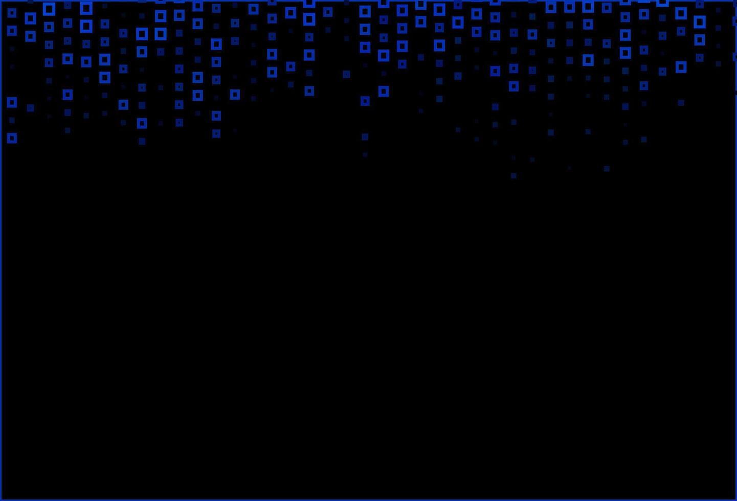 Dark BLUE vector pattern in square style.