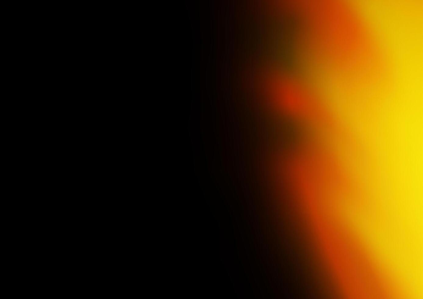 Dark Yellow, Orange vector blurred bright template.