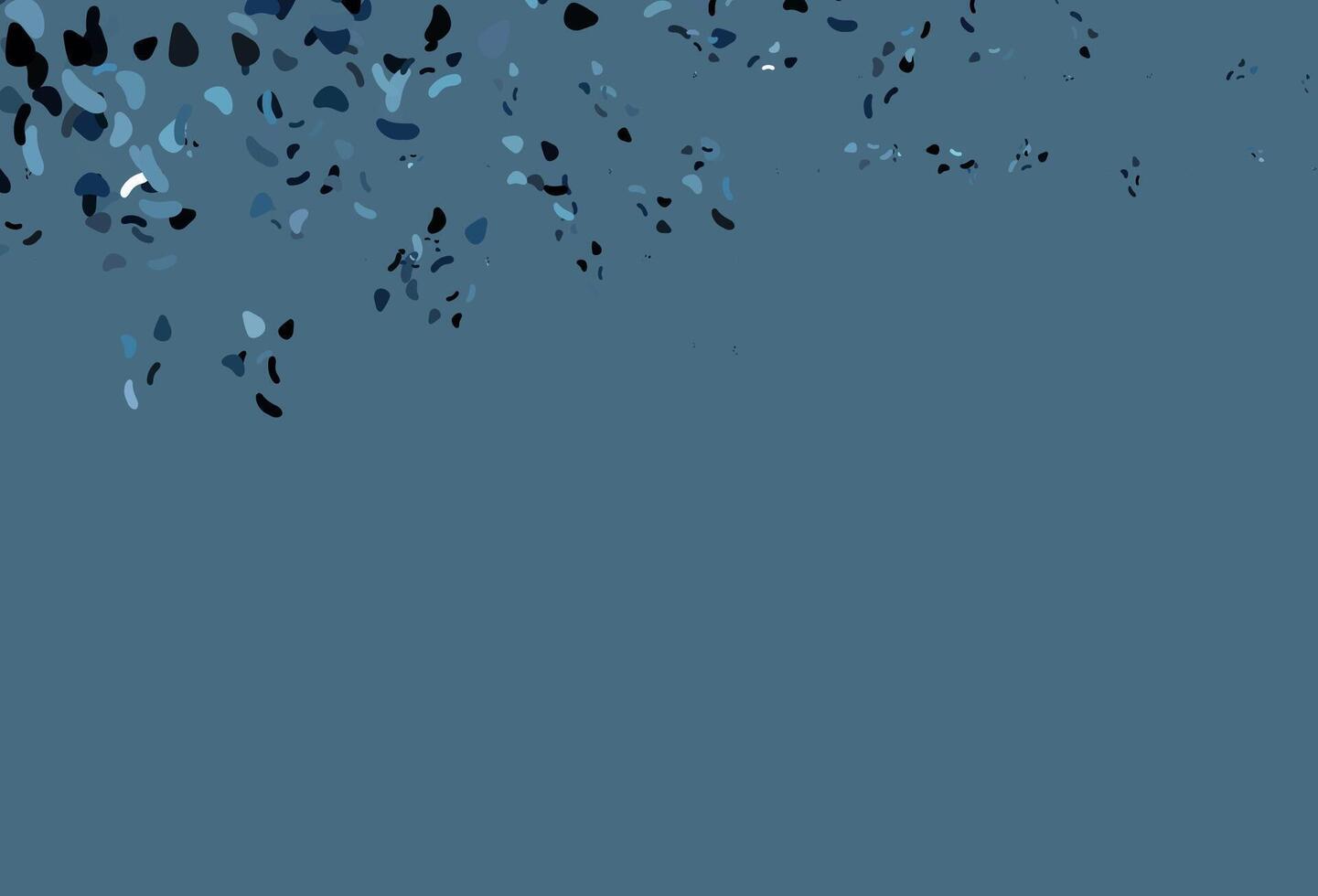 Light BLUE vector template with memphis shapes.