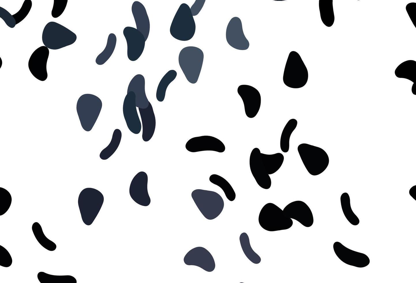 Light Black vector pattern with chaotic shapes.