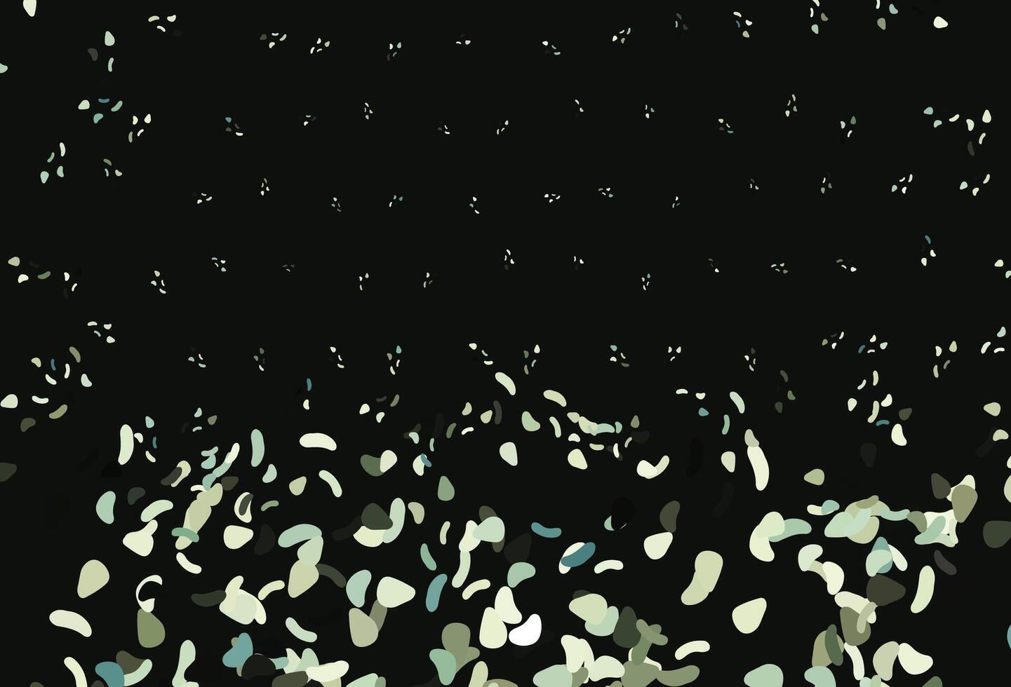 Light Green vector texture with random forms.