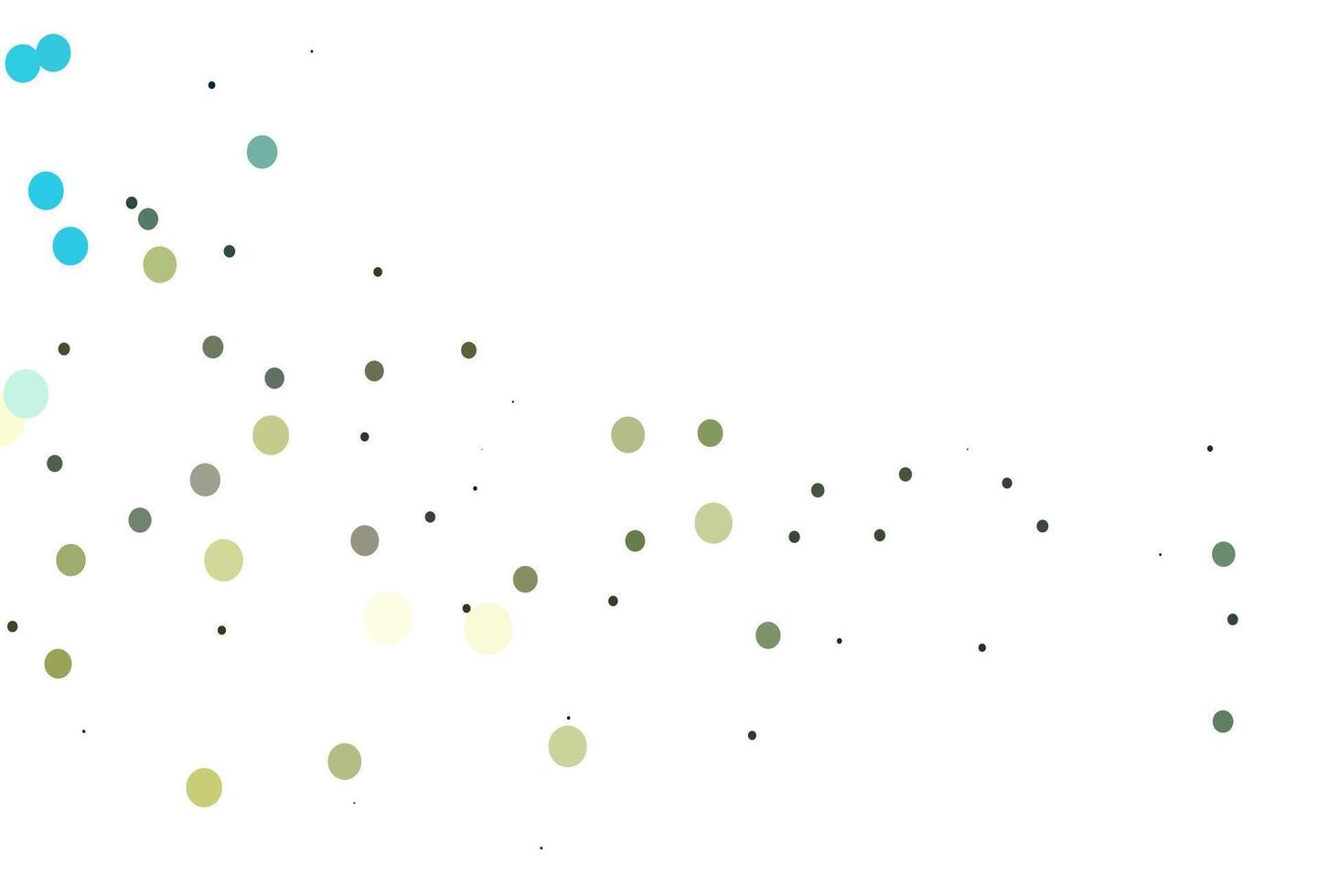 Light Blue, Yellow vector pattern with spheres.