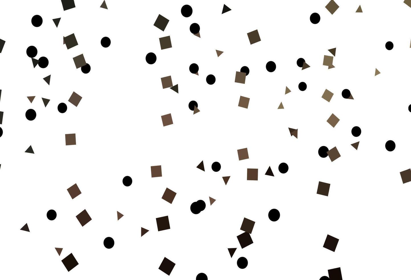 Light Black vector pattern in polygonal style with circles.