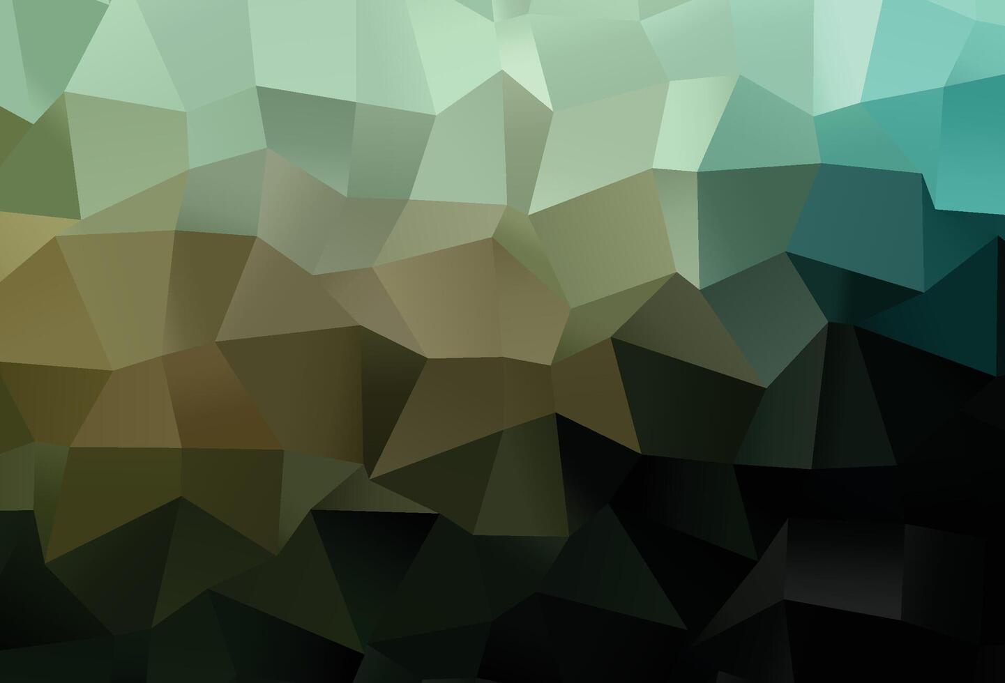 Dark Green vector blurry triangle template.