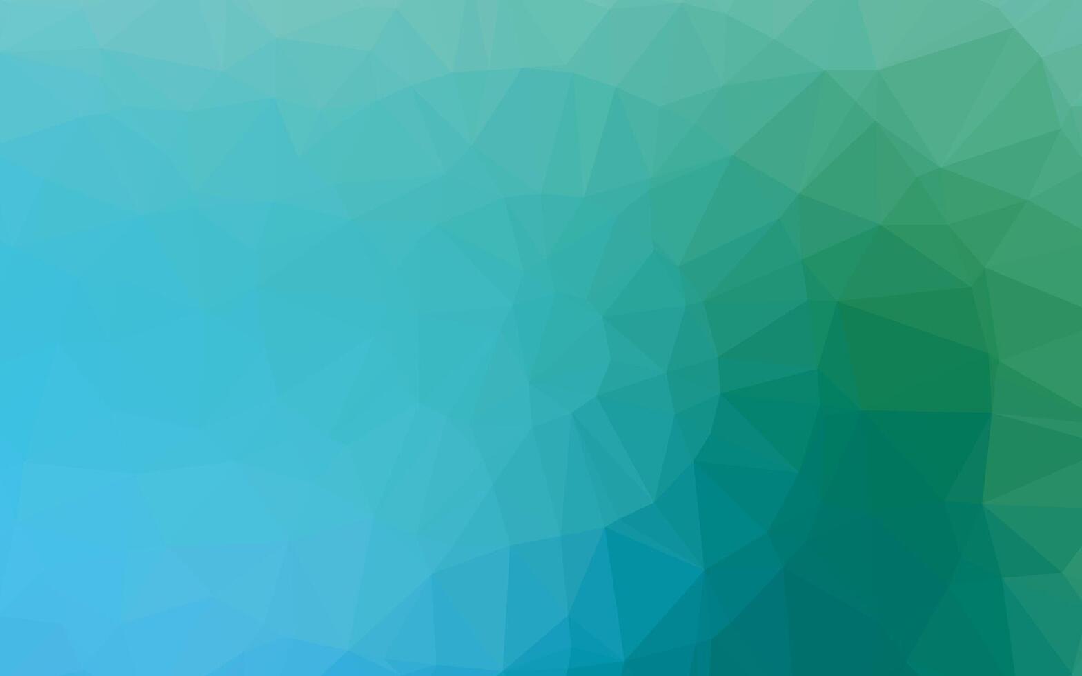 Light Blue, Green vector polygonal background.