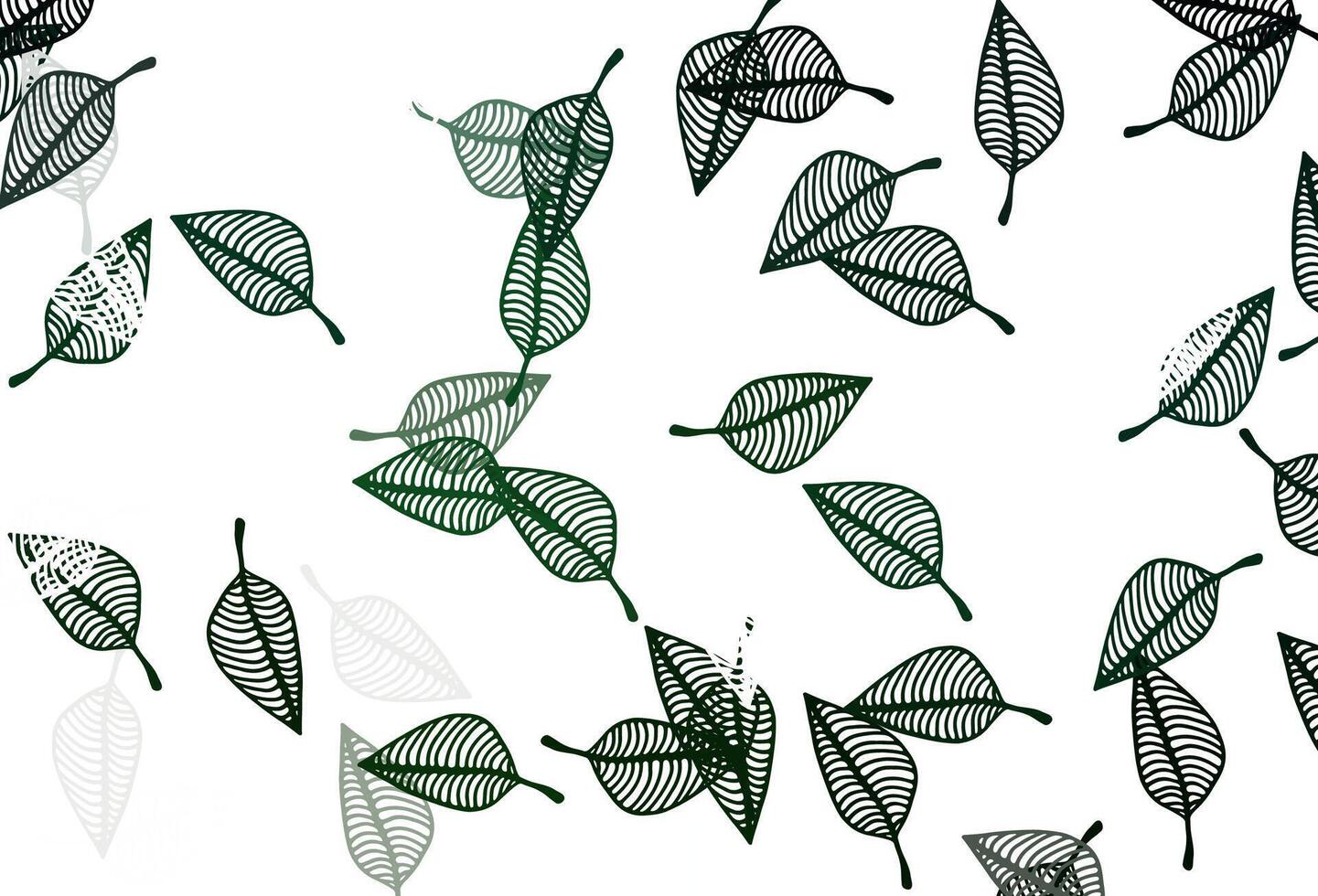 Light Green vector sketch pattern.