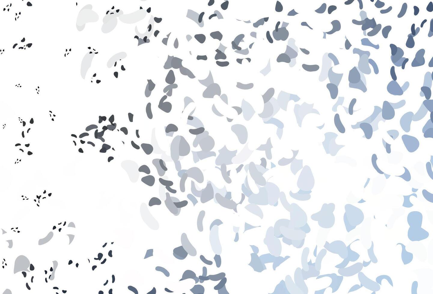 Light BLUE vector texture with random forms.