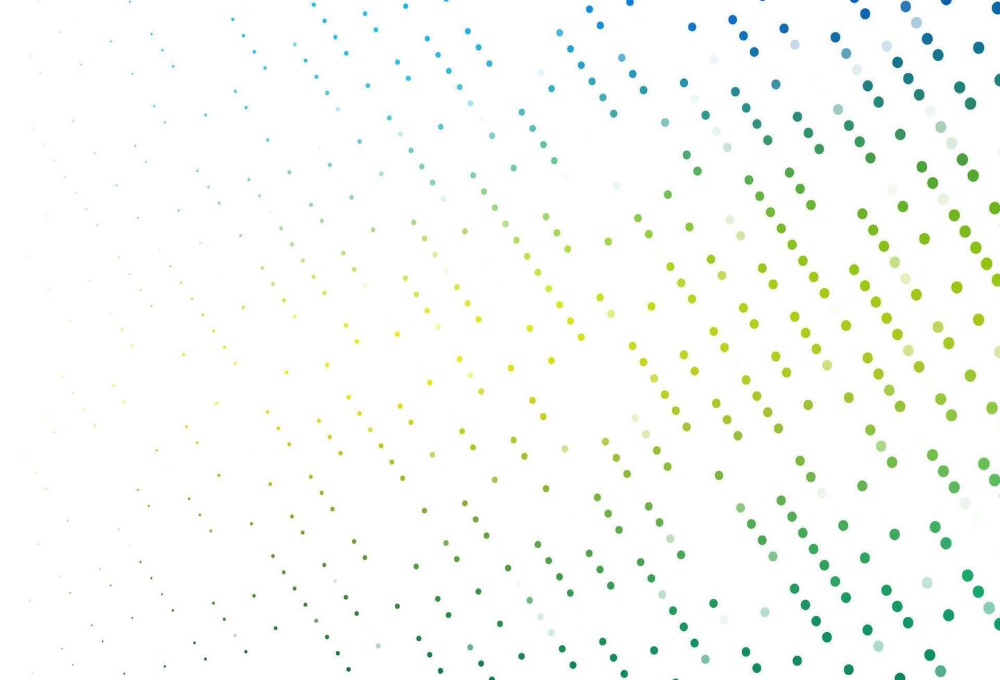 Light Blue, Yellow vector cover with spots.