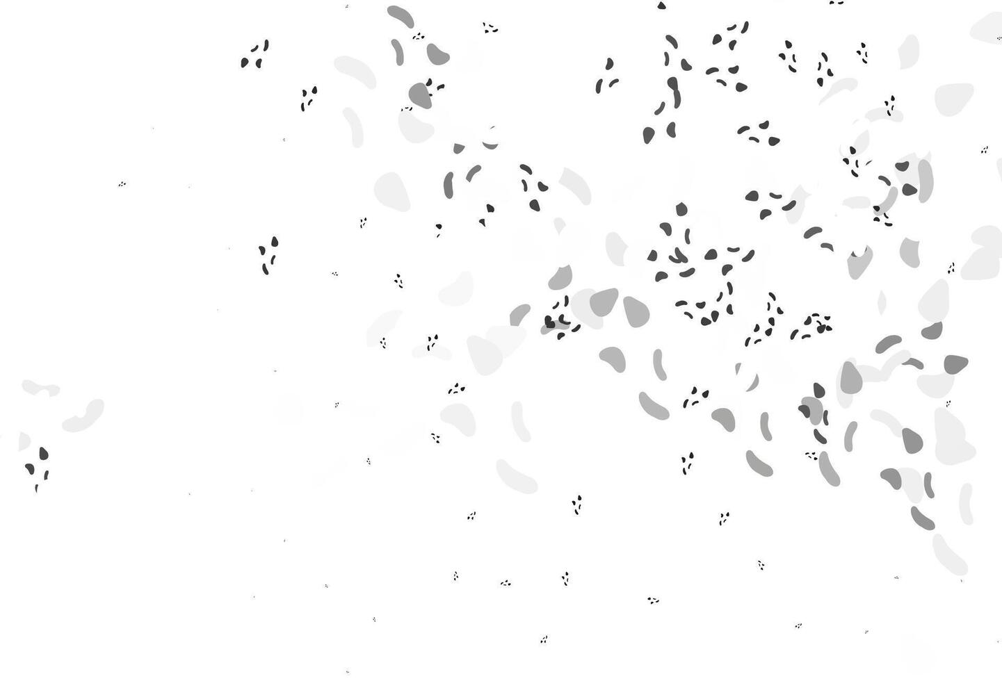 Light black vector pattern with chaotic shapes.