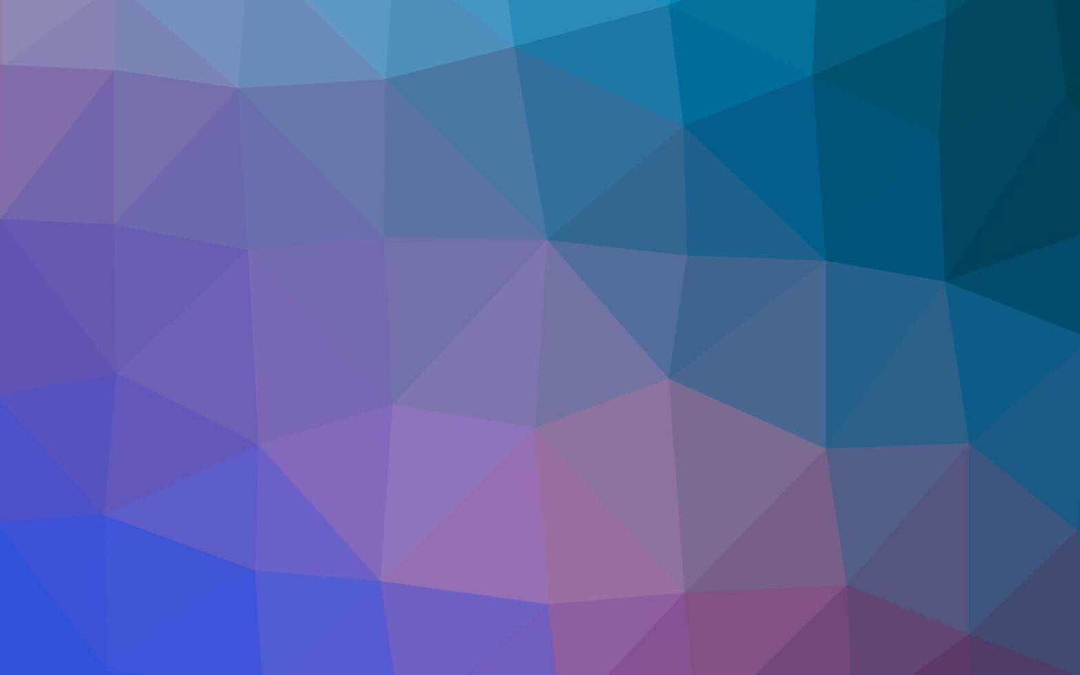Dark Blue, Red vector polygonal background.